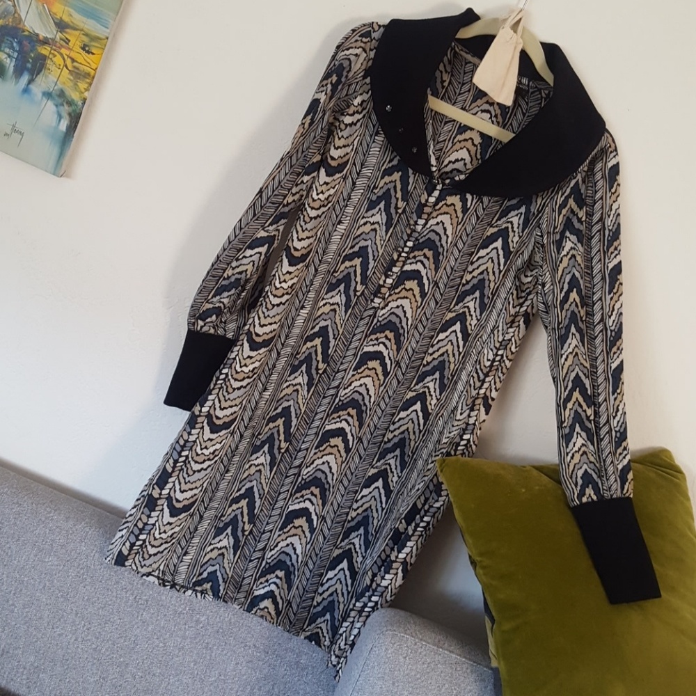 Vintage Nicholas K Silk Dress
